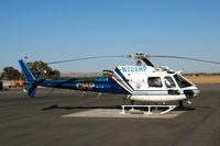 N708HP @ PRB - California Highway Patrol/CHP Eurocopter AS 350 B3 in full sunlight @ Paso Robles Municipal Airport, CA - by Steve Nation