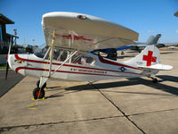 N82003 @ PRB - Locally-based 1946 Aeronca 7AC as 10th Mountain Division medevac @ Paso Robles Municipal Airport, CA - by Steve Nation