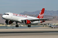 N621VA @ KLAS - Virgin America - 'Air Colbert' / 2006 Airbus A320-214 - by Brad Campbell