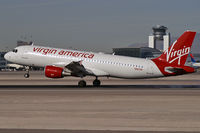 N621VA @ KLAS - Virgin America - 'Air Colbert' / 2006 Airbus A320-214 - by Brad Campbell