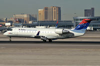 N435SW @ KLAS - Delta Connection - SkyWest / 2001 Bombardier Inc CL-600-2B19 - by Brad Campbell