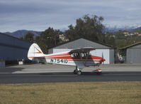 N7514D @ SZP - 1957 Piper PA-22-150 TRI-PACER Caribbean, Lycoming O-320 150 Hp, takeoff roll Rwy 04 - by Doug Robertson