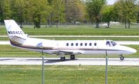 N504CC @ CMH - Cessna 560 taxies in at Columbus Ohio - by Terry Fletcher