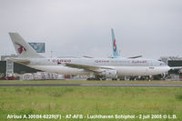 A7-AFB @ AMS - Cargo Area Schiphol, Amsterdam - by Loe M M Baltussen, NL