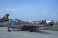 SE-DXU @ ESCM - Eskilstuna Flygmuseum's Vampire in Flygvapnet colourscheme (actually ex Swiss AF)