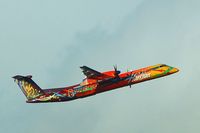N425QX @ YVR - take off from YVR