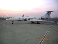 RA-65692 @ OMDB - Tupolev TU-134B-3 on transit ramp at Dubai - by John J. Boling