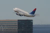 N381DL @ KTPA - Delta Airlines 737-200 - by Andy Graf-VAP