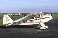 G-ARGY @ EGBW - Tailwheel PA-22 based at Wellesbourne