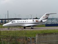 OE-FPS @ EGGW - Cessna C525A of Red Bull arrives at Luton in 2005 - by Terry Fletcher