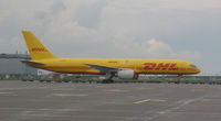 UNKNOWN @ EKCH - DHL 757 on transit ramp at Copenhagen - by John J. Boling