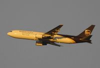 N311UP @ LGB - UPS B767-34AF lit by the warm rays of the setting sun. - by Mike Khansa