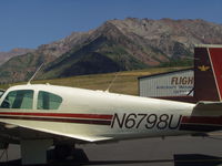 N6798U @ TEX - Parked on the ramp at Telluride, CO - by Richard B. Turner