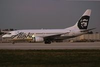 N614AS @ KMIA - Alsaka Airlines 737-700 - by Andy Graf-VAP