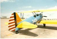 N921WS @ GPM - Stearman at Grand Prairie - This aircraft has been shown flying in Europe