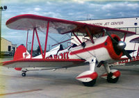 N805RB @ GKY - Red Baron Stearman