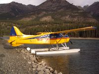C-GUDK - Picking us up from an Elk Hunt, Tuchodi Lake Northern BC - by Paul Ballard