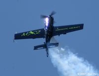 N265DH @ NTU - Rob Holland sliding through the aerobatic box
