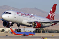 N630VA @ KLAS - Virgin America / 2007 Airbus A320-214 - by Brad Campbell