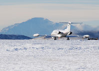 N251AL @ KAPA - Airlife Denver. Takeoff on 17L. Pikes Peak in the distance. - by Bluedharma