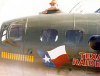 N7227C @ HRL - B-17 Texas Raiders nose art - by Zane Adams