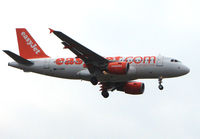 G-EZEW @ LFBO - Easyjet A319 arrives at Toulouse - by Terry Fletcher