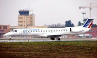 F-GRGA @ LFBO - Air France / Regional Airlines Emb 145 at Toulouse - by Terry Fletcher