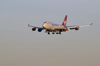G-VLIP @ KLAS - Virgin Atlantic Airways - 'Hot Lips' / 2001 Boeing 747-443 - by Brad Campbell