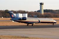 N509MJ @ ORF - United Express (Operated by Mesa Airlines) N509MJ (FLT ASH7132) from Chicago O'Hare Int'l (KORD) taxiing to the gate via Taxiway Charlie after arrival on RWY 5.