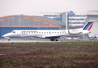 F-GRGK @ LFBO - Air France / Regional airlines Emb145 about to depart Toulouse - by Terry Fletcher