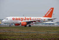 G-EZBF @ LFBO - Easyjet A319 arrives at Toulouse - by Terry Fletcher
