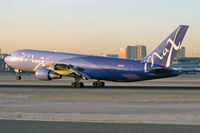 N250MY @ KLAS - MaxJet Airways / 1985 Boeing 767-238 - by Brad Campbell