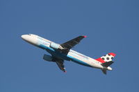 OE-LBU @ EBBR - flight OS352 is taking off from rwy 25R