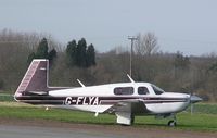 G-FLYA @ EGSF - Mooney 201 visiting Conington