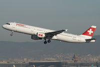 HB-IOC @ BCN - Swiss Airbus 321 - by Yakfreak - VAP