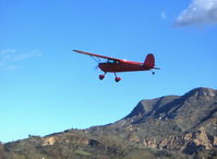 N76003 @ SZP - 1946 Cessna 140, Continental C85 85 Hp, takeoff climb Rwy 04 - by Doug Robertson