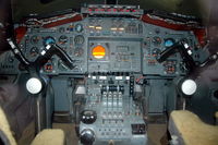 G-BSST @ EGDY - Cockpit of Concorde 002 in the Fleet Air Arm Museum, Yeovilton, UK - by Henk van Capelle