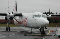 SE-LIR @ ESSL - Skyways Fokker 50 at Linköping (Saab) airport