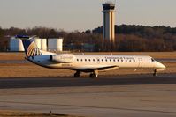 N13538 @ ORF - Continental Express (Operated by ExpressJet) N13538 (FLT BTA2987) from Newark Liberty Int'l (KEWR) taxiing to the gate on Taxiway Charlie after arrival on RWY 5.