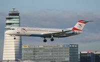 OE-LVJ @ VIE - Austrian Arrows Fokker 100 - by Luigi