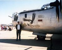 N94459 @ LBL - B-24 Joe at Liberal Kansas - With my UNcle B-24 Pilot Veteran Capt. G.N. Jones
