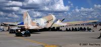N150D @ POB - Interesting camo pattern on the old girl