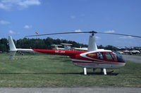 SE-JFF @ ESKB - Robinson R44 at Barkarby airfield, Stockholm, Sweden