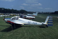 SE-TUX @ ESKB - Falke motorglider at Barkarby airfield, Stockholm, Sweden. - by Henk van Capelle