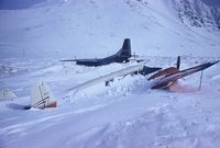 N8371H @ AK - Scrapped Beech 18 - by Gerald G Flood