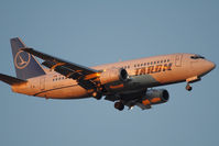 YR-BGB @ VIE - sundown light - Boeing 737-38J - by Juergen Postl