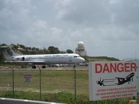 PJ-DAB @ SXM - Dutch Antilles Express  Fokker 100