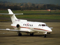 G-IJET @ EIDW - Scanned from an old print - by John Meneely