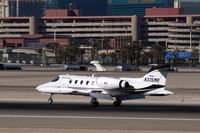 N335MR @ KLAS - Southern Jet Inc. - Warner Robins, Georgia / 1981 Gates Learjet 35A - by Brad Campbell