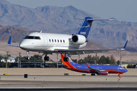 N388DB @ KLAS - Barnes Aviation - Dallas, Texas / 1983 Canadair CL-600-2A12 Challenger 601 - by Brad Campbell
